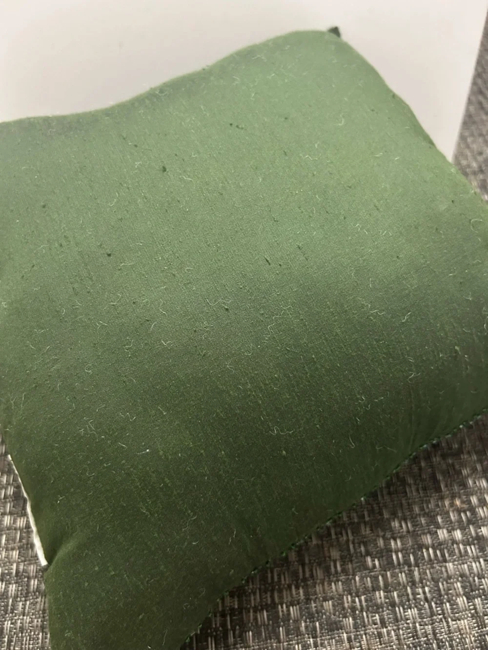 Pottery Barn Beaded Green Decorative Pillow